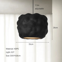 suspension led design wabi sabi nordique japonais décoratif