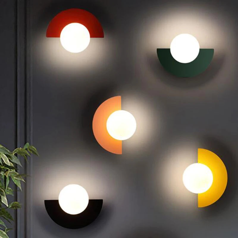 Applique Murale colorée Moderne Creative à LED