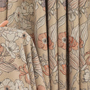 Rideau occultant motifs floraux modernes pour salon chambre