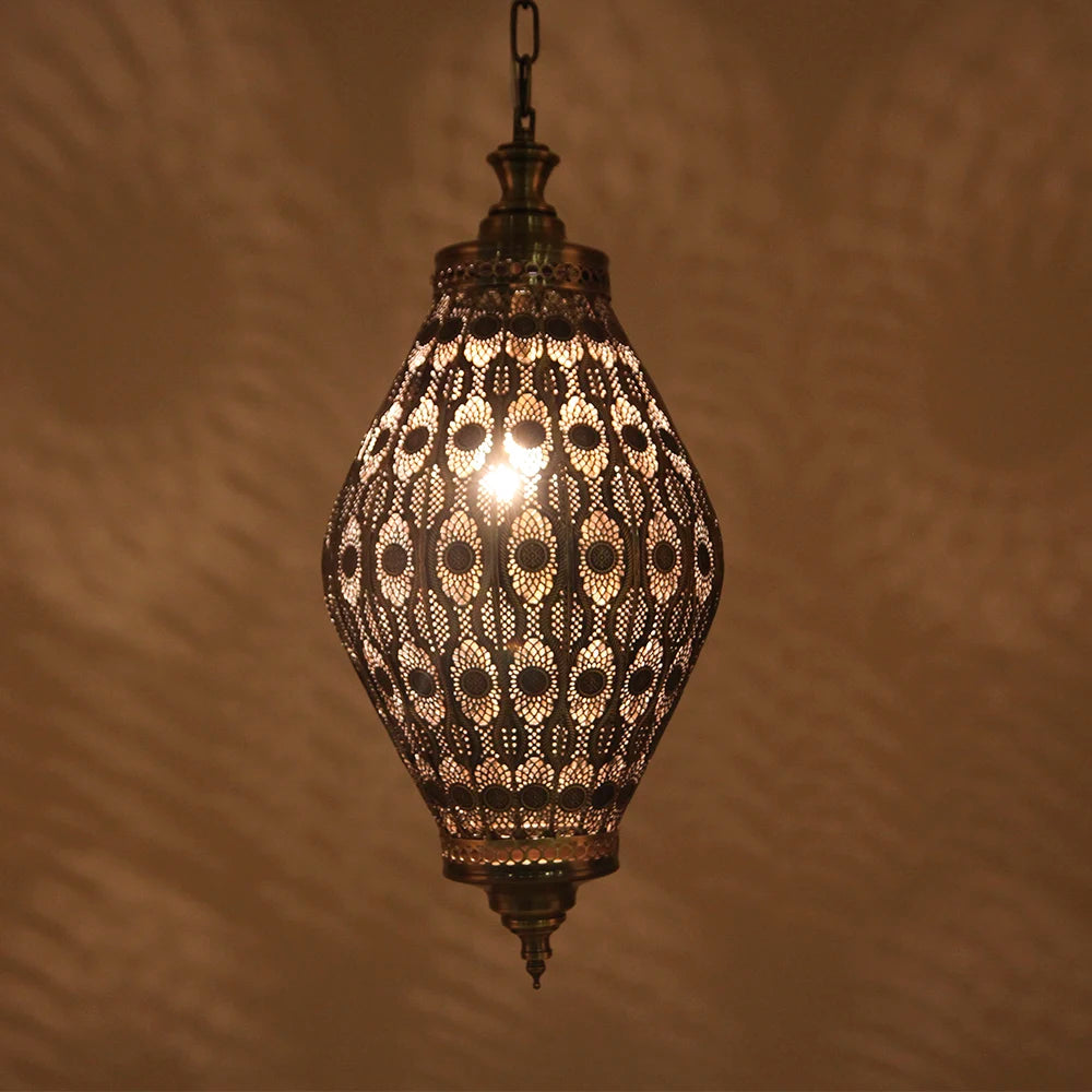 Luminaire suspendu de Style sud-est asiatique - vue 3 sur 9