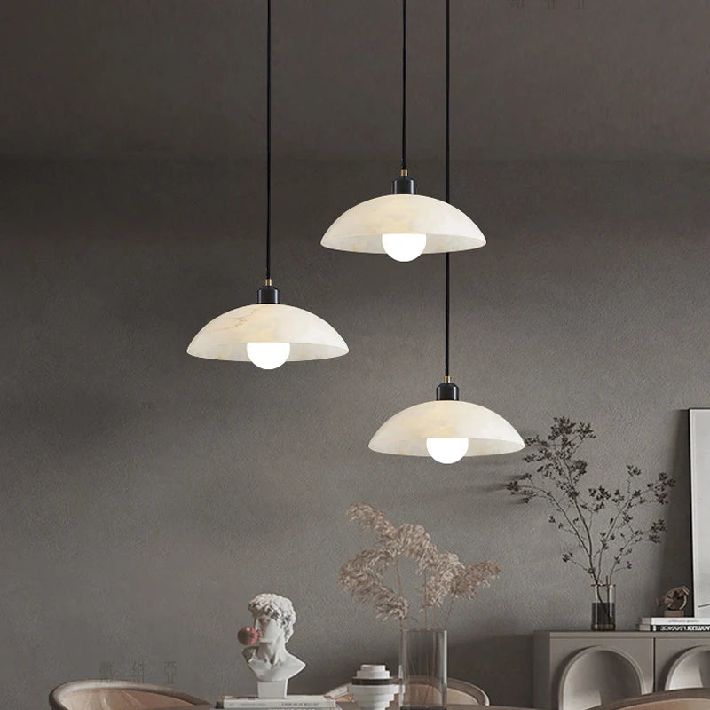 lustre de luxe en marbre populaire pour bar et restaurant