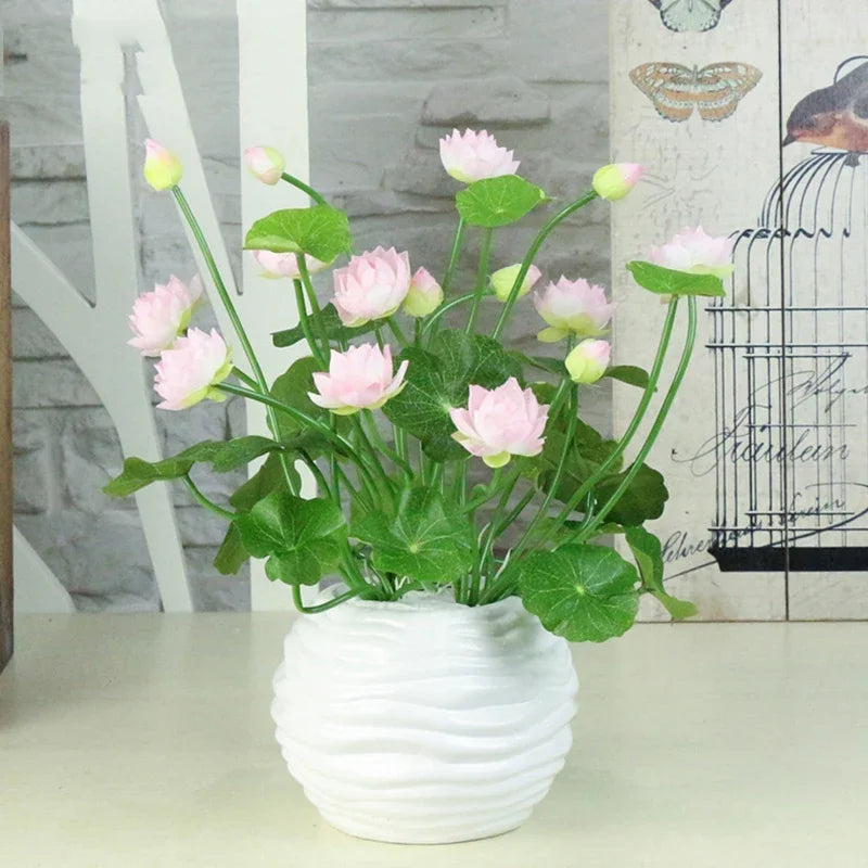 plantes artificielles mini soie décoration pour intérieur jardin et table - vue 6 sur 10