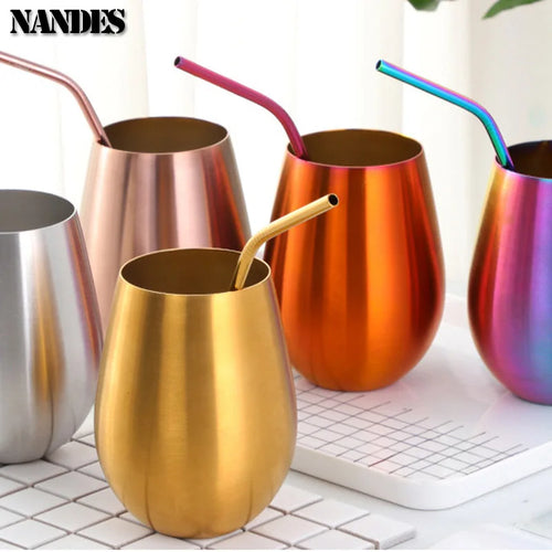 Verre inox titane 500ml style moderne bar