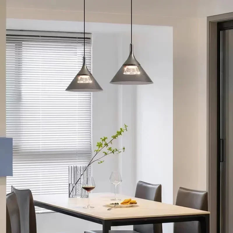 SANDYHA Suspension moderne LED Mesita De Noche dortoir chambre salon salle à manger étude Suspension Luminaire lustres