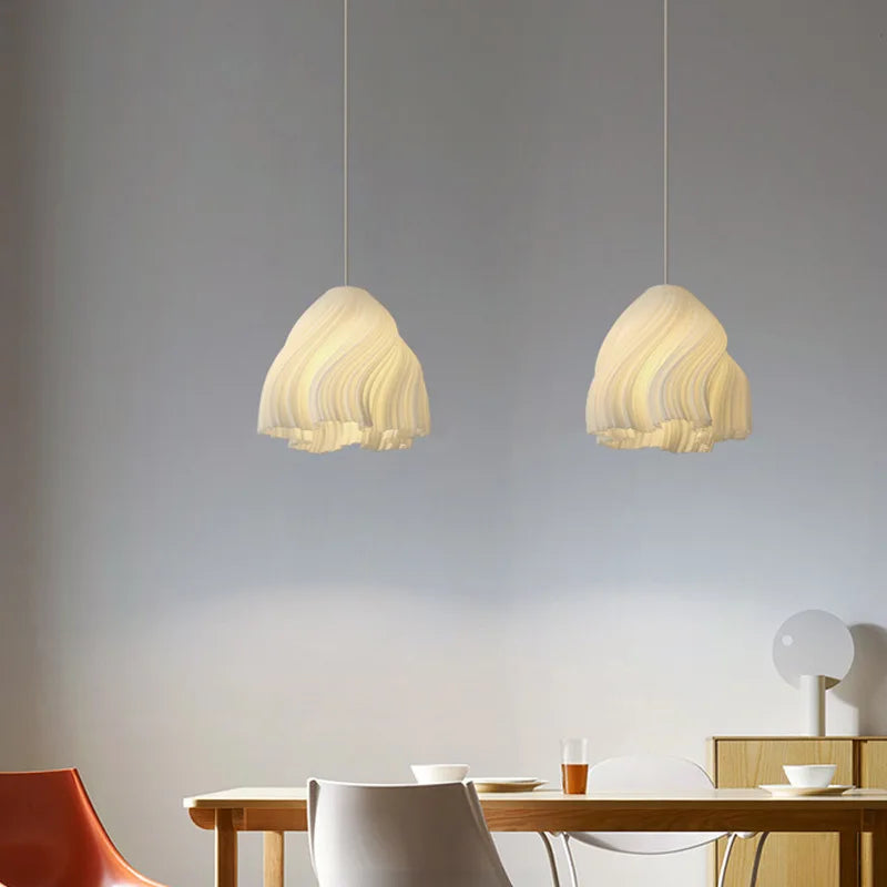 lustre moderne simple impression 3d créative à trois extrémités