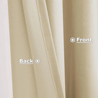 Rideau velours occultant grande hauteur style moderne