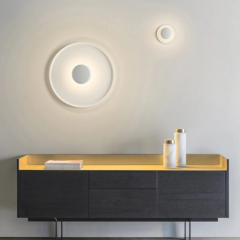 plafonnier led nordique ultra fin pour éclairage intérieur - vue 4 sur 8