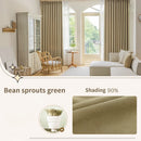 Rideau occultant uni style moderne pour salon chambre
