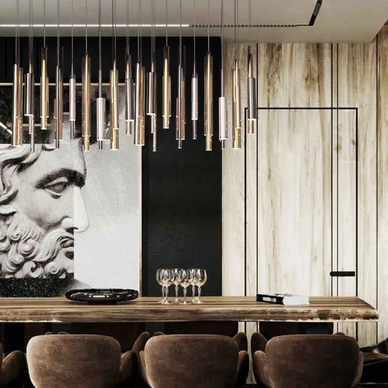 lustre d'art postmoderne de luxe pour restaurant nordique - vue 4 sur 6