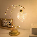 Lampe LED fer lune étoiles enfants