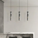suspension LED moderne en verre avec cordon réglable