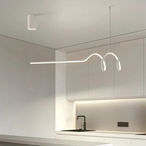 suspension moderne en led pour décoration d'intérieur élégante