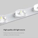 lampe de plafond led minimaliste moderne en bois carrée