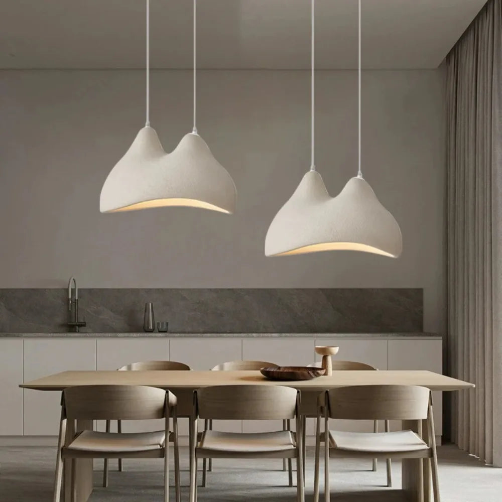 suspension nordique wabi sabi lampe minimaliste moderne pour décoration