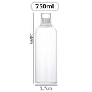 Bouteille verre infuseur graduation hydratation sport extérieur
