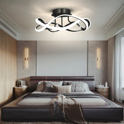 Plafonnier LED modernes pour salon salle à manger couloir chambre cage à oiseaux intérieur décor à la maison
