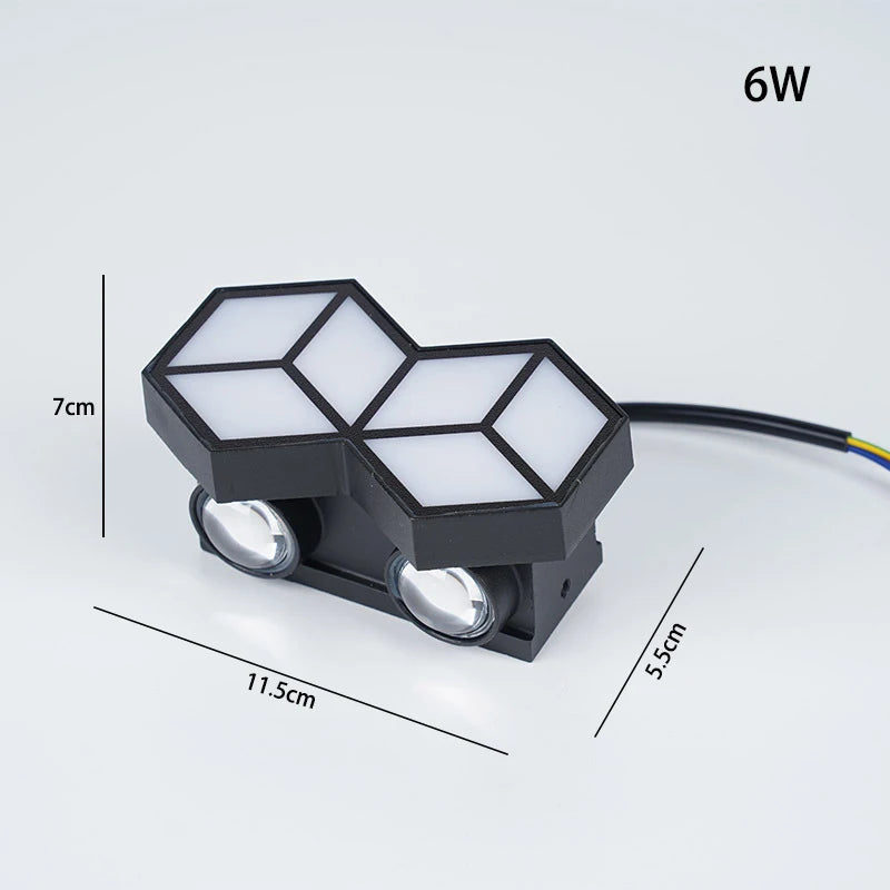 Applique murale imperméables extérieures lampe de applique murale LED moderne Applique murale décorative intérieure extérieure Garage luminaire mural étanche