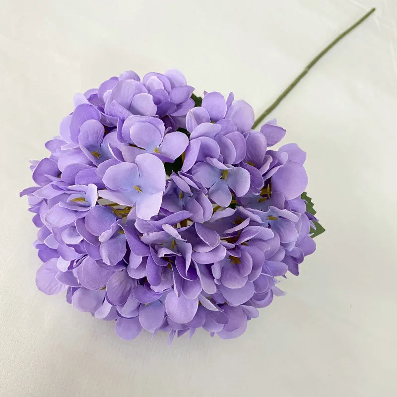 bouquet d'hortensias artificiels en soie pour décoration d'événements - vue 16 sur 19