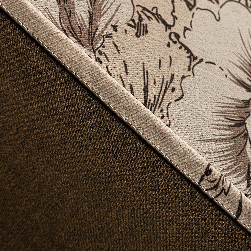 Rideau occultant motif floral moderne pour salon chambre
