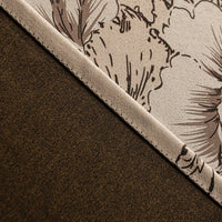 Rideau occultant motif floral moderne pour salon chambre