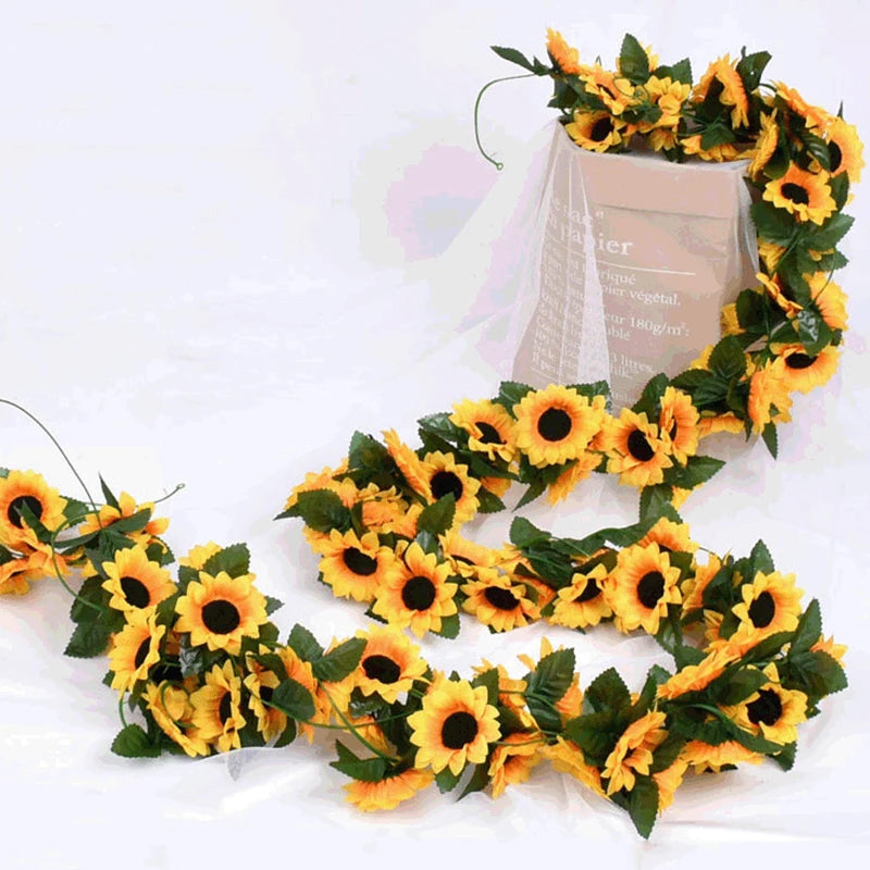 décoration de tournesol artificiel pour mariage et fêtes - vue 2 sur 7