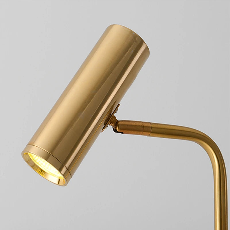 Lampadaire led spot sol minimaliste déco maison lecture - vue 8 sur 17