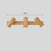 applique murale en bois style nordique led rotatif