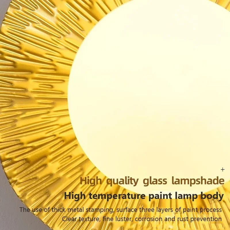 Applique murale nordiques pour chambre intérieure salon couloir salle d'étude mur moderne verre luminaires muraux G9 fer décoration de la maison - vue 6 sur 8