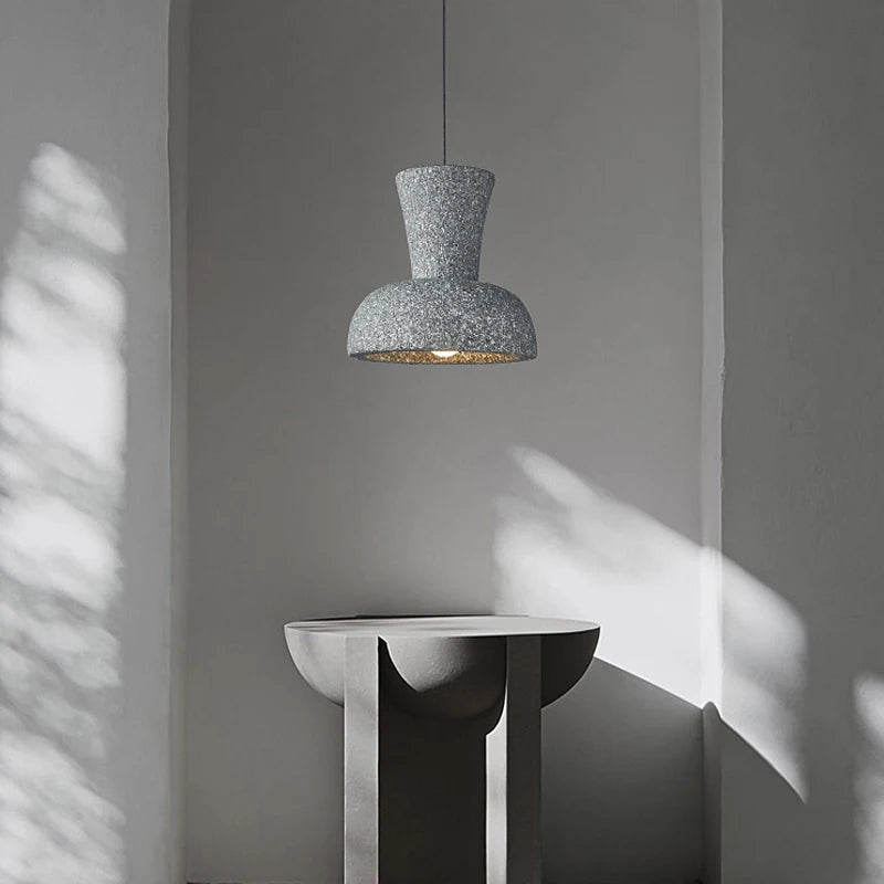 lustre led nordique wabi sabi pour bar et décoration maison - vue 6 sur 10