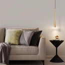 lampe led suspendue en laiton design moderne 3 intensités variables