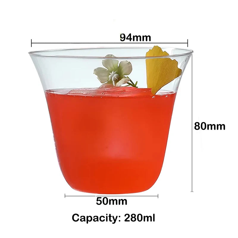 Verres ultra fins élégants pour eau cocktail whisky - vue 5 sur 7