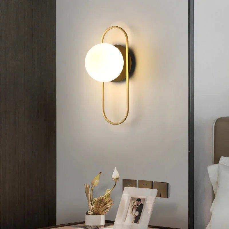 lustre led moderne nordique doré noir - vue 4 sur 22