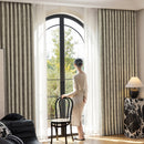 Rideau occultant motif floral moderne pour salon chambre