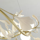 SANDYHA Moderne Fleur Branche Lustre Surround Boule De Verre Anneau Suspension Lumière Led pour Salon Salle À Manger Chambre Lustre Salon
