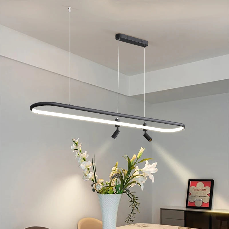 lustre nordique moderne pour décoration de table à manger - vue 3 sur 12