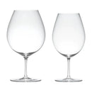 Verre à vin court cristal style kimura artisanal