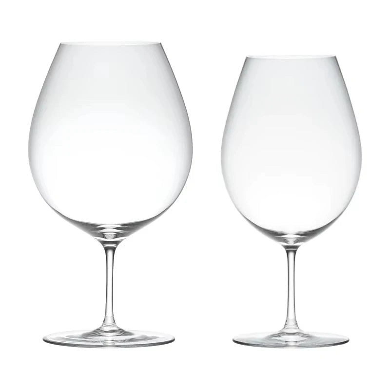 Verre à vin court cristal style kimura artisanal - vue 7 sur 7