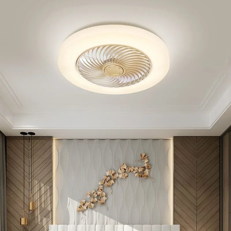 ventilateur de plafond intelligent bluetooth avec lumière télécommande - vue 4 sur 16