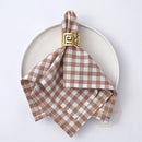 Serviette de table coton motif vichy 42x42 lavable