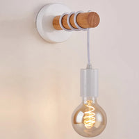 Applique murale d'intérieur minimaliste moderne en bois