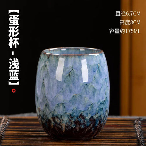 Tasse a the ceramique style tianmu bol individuel