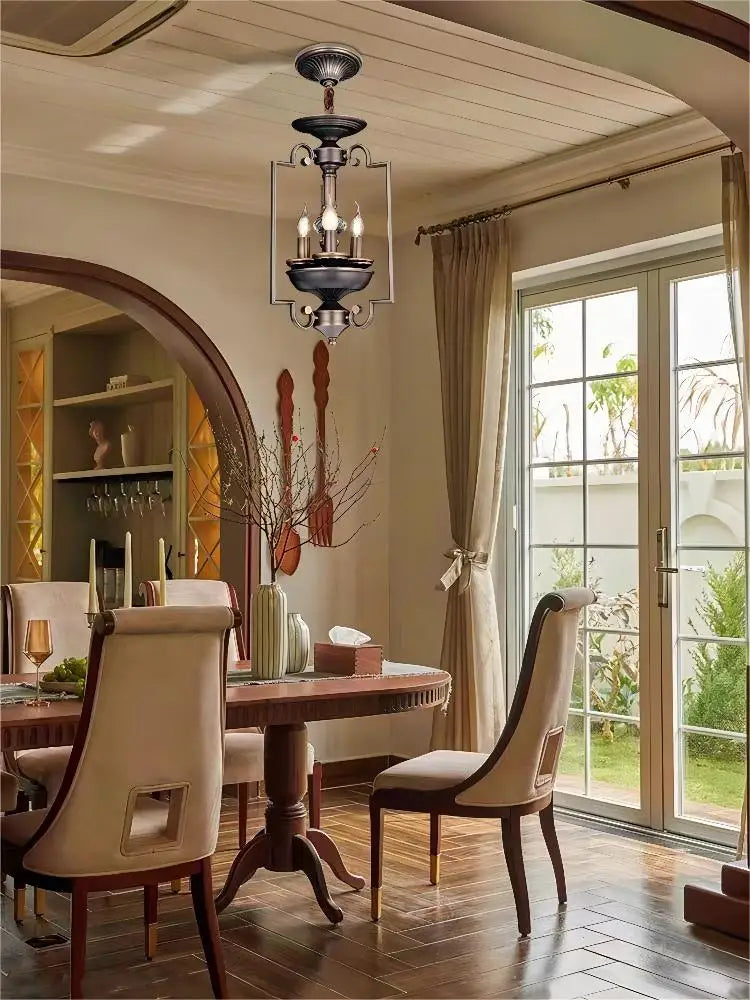 Plafonnier LED multi-têtes de Style industriel rétro américain - vue 6 sur 9
