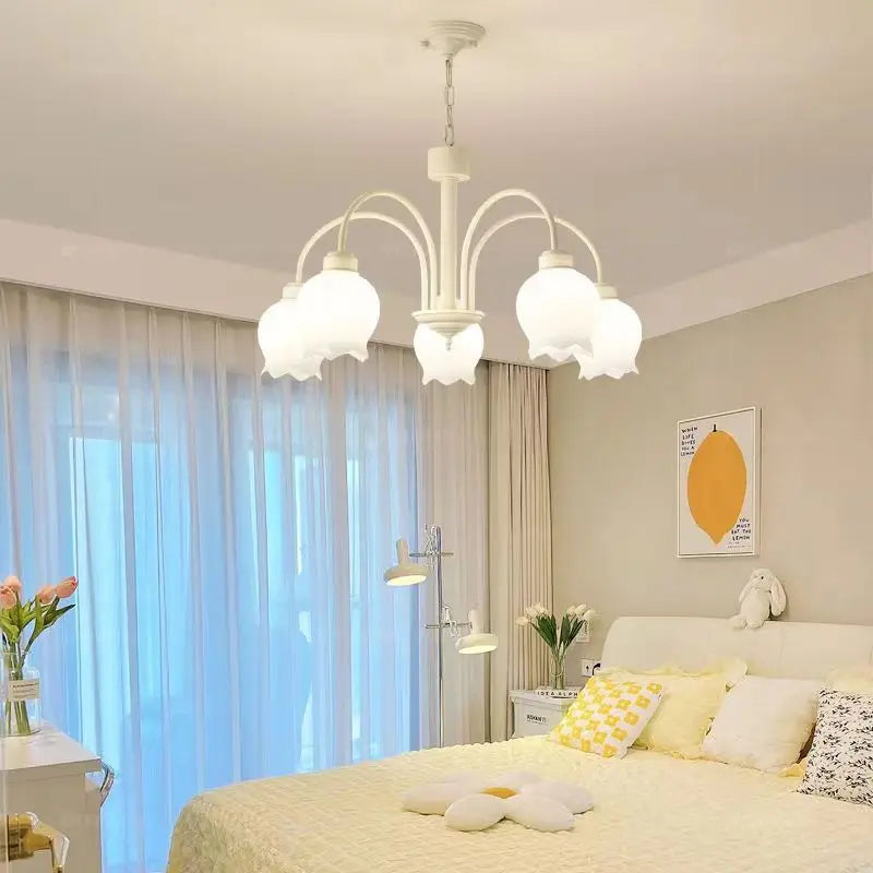 lustre moderne à LED pour éclairage intérieur élégant - vue 4 sur 11