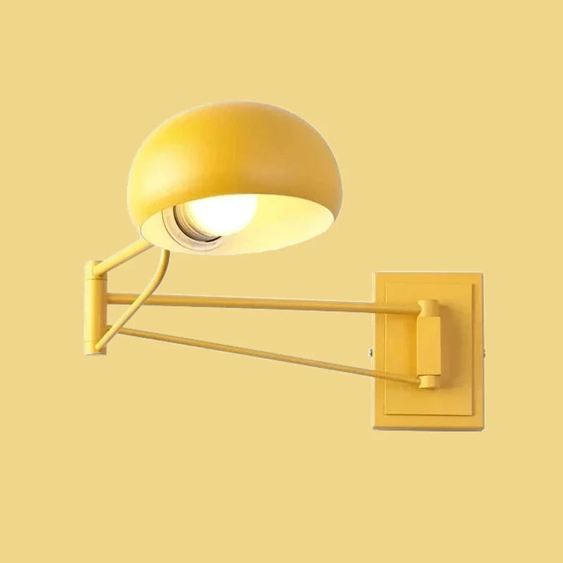 Applique murale led moderne pliable rétractable avec interrupteur