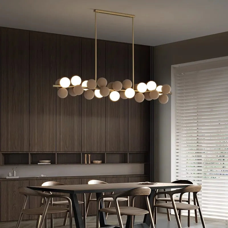 suspension led moderne salon salle manger - vue 3 sur 11