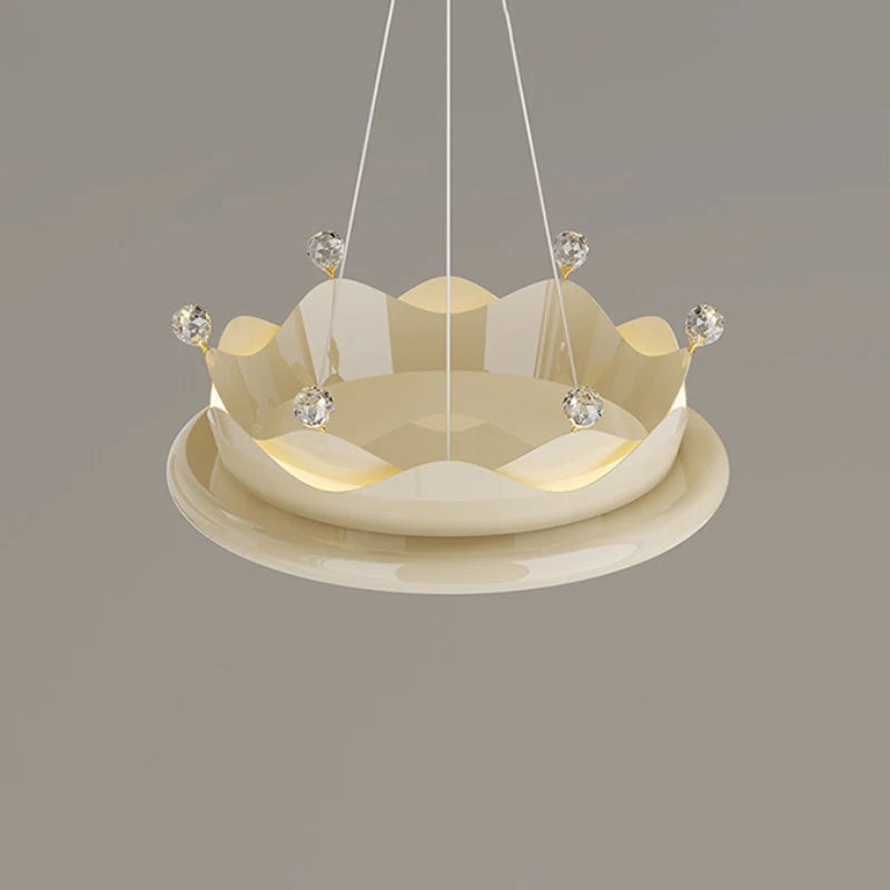 lustre romantique en cristal pour chambre d'enfant princesse - vue 6 sur 13