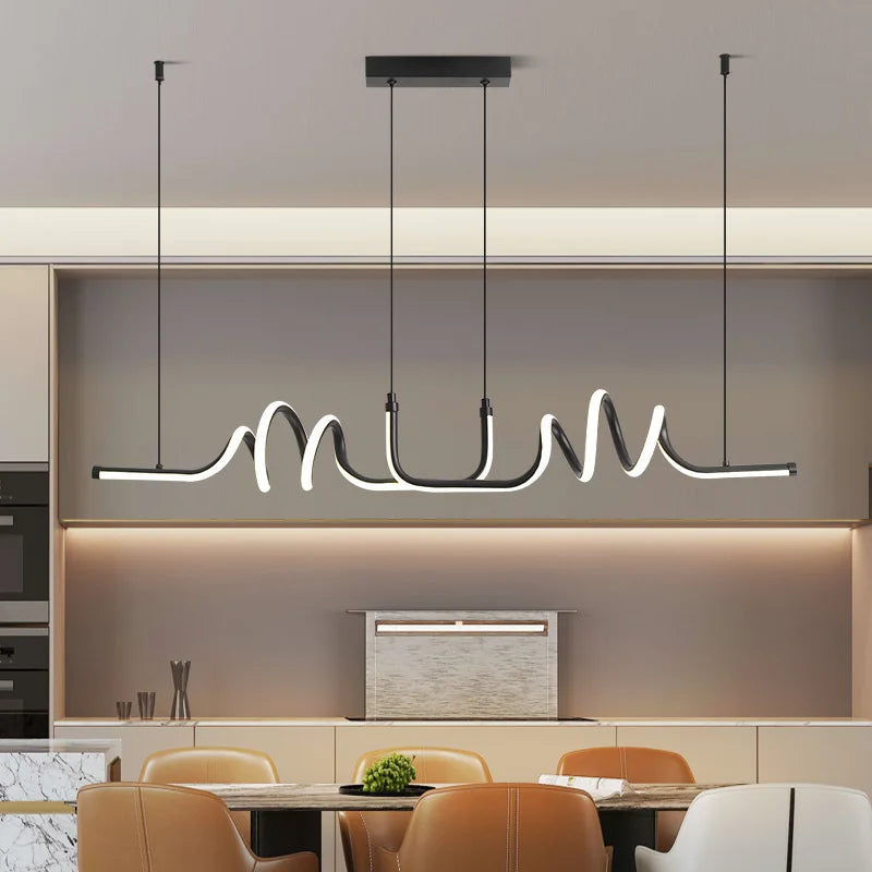 suspension moderne et minimaliste pour un éclairage décoratif intérieur