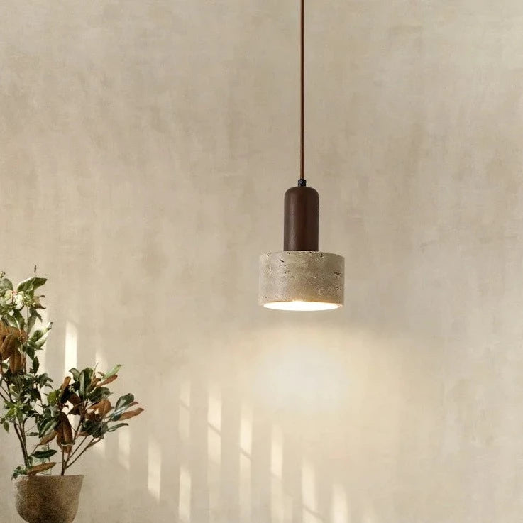 Suspension LED chevet crème vent - vue 3 sur 6