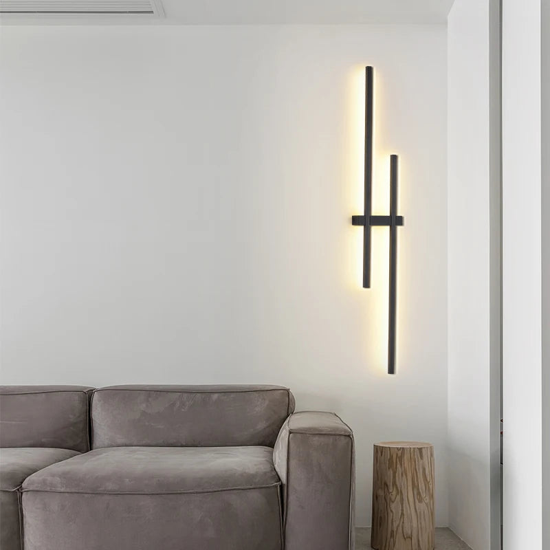 applique murale led minimaliste art déco pour intérieur - vue 4 sur 16