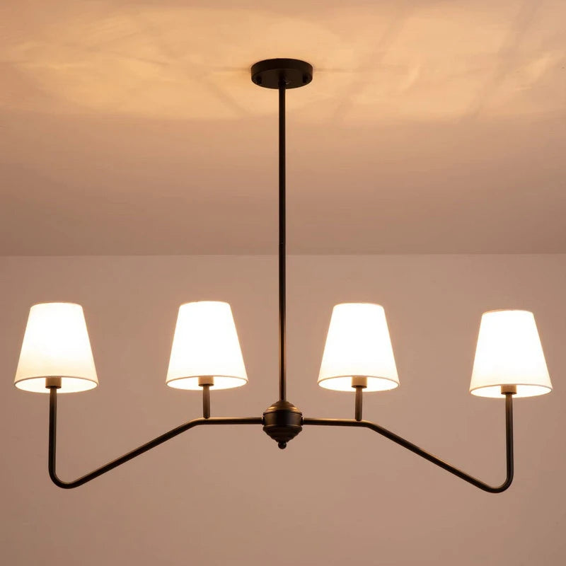 lustre classique or/noir - vue 5 sur 10